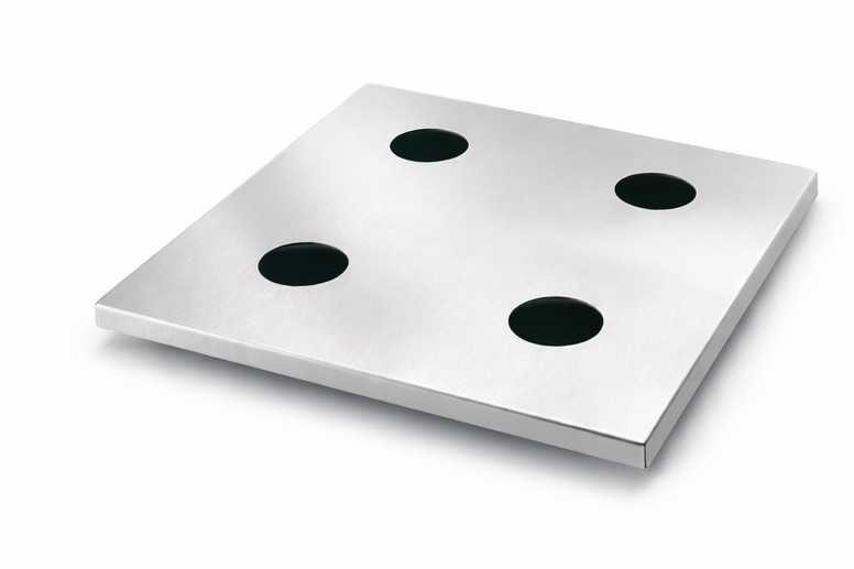 Four-hole stainless lid product view